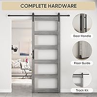 BARNSMITH 36x96 Glass Barn Door — image 5