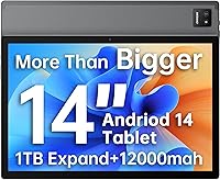 MESWAO 14-inch Android Tablet, 6GB RAM, 128GB Storage — image 1