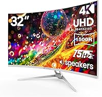 CRUA 32-inch 4K Curved Monitor — image 1