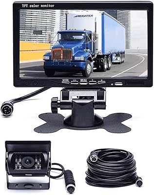 Hikity 7″ Backup Camera with Monitor Kit