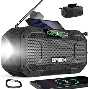 KAYINUO DF-580 Bluetooth Hand Crank Emergency Radio Review