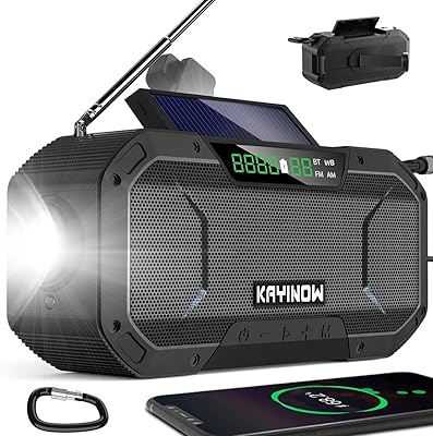 KAYINUO DF-580 Bluetooth Hand Crank Emergency Radio