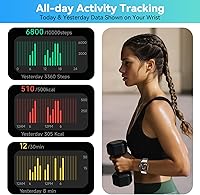 EURANS Smart Watch No App/Phone Required, 1.85″ Display — image 3