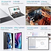 FACETEL Q7 Android 13 Tablet 16GB RAM 256GB Storage 11-inch — image 4