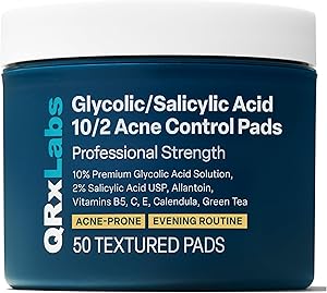 QRxLabs Salicylic & Glycolic Acid Pads 50 Count Review