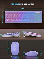 SABLUTE Wireless Keyboard and Mouse Combo — image 8