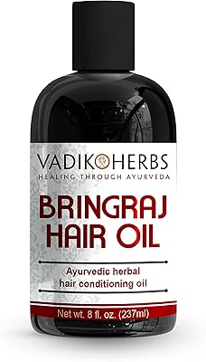 Vadik Herbs Bringraj Hair Growth and Conditioning Oil 8 oz