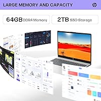 HP 2025 15.6″ Touchscreen Laptop, Intel Core i3-1315U, 64GB RAM, 2TB SSD — image 4