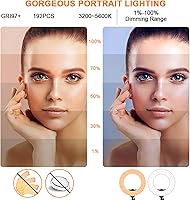 GVM GV14 14-inch Bi-Color LED Ring Light Kit — image 2