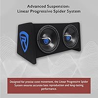 Rockville RV10.2B Dual 10-inch Subwoofer Enclosure with Amplifier — image 5