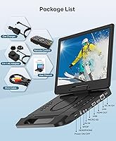 FANGOR 13.3 Inch Portable Blu-ray DVD Player — image 8