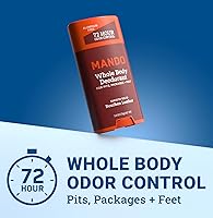 Mando Whole Body Deodorant For Men - Bourbon Leather, 2.6oz (Pack of 2) — image 2