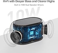 ANJANK AC209F Alarm Clock FM Radio with Bluetooth Speaker — image 5