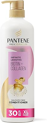 Pantene Infinite Lengths Conditioner with Biotin + Collagen, 30 Fl Oz
