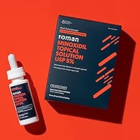 Roman Men's 5% Minoxidil Hair Regrowth Solution, Unscented, 3-Month Supply — image 2