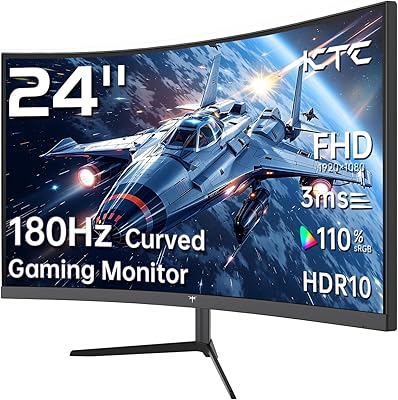 KTC 24-inch 1500R Curved Gaming Monitor