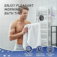 AGPTEK Shower Radio Speaker with Bluetooth 5.0 — image 6