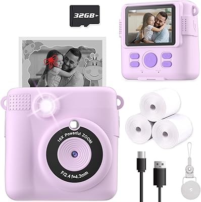 ESOXOFFORE ABS-681 Instant Print Camera for Kids
