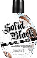 Millennium Tanning Solid Black Coconut Vibes Dark Tanning Lotion 13.5oz — image 7