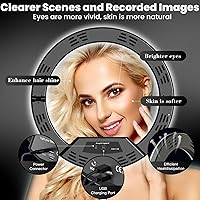 MACTREM 18″ Foldable Ring Light with Stand — image 6