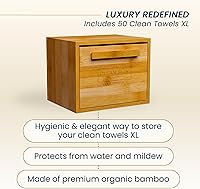 Clean Skin Club Luxe Bamboo Box with Drawer + 50 XL Towels — image 2