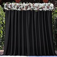 Joydeco Black Backdrop Curtains 5ft x 10ft 2 Panels — image 3