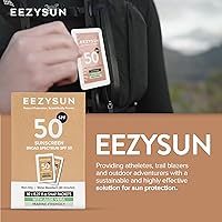 EEZYSUN Mineral SPF 50 Travel Size Sunscreen Snap Packets 10pk — image 5