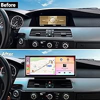 PEMP Ultra-Thin 12.3″ CarPlay Android Auto Head Unit for BMW E60 2005-2010 — image 2