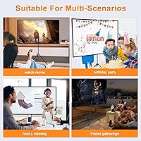 VISULAPEX 80-Inch Projector Screen with Stand — image 7