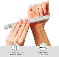ForPro Professional Collection Zebra Foam Board 100/180 Grit Nail File 50-Count — image 5