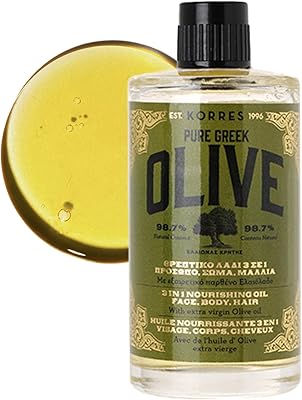 KORRES Extra Virgin Olive Oil for Face, Hair and Body 3.38 fl oz