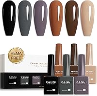 CANNI Gel Nail Polish Set – 6 Colors — image 1