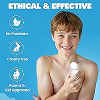 Fresh Kidz Roll On Deodorant for Kids and Teens - Boys Blue (1.86 fl.oz. 3-Pack) — image 6