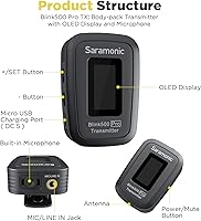 Saramonic Blink500 Pro B3 Dual-Channel Wireless Lavalier Microphone — image 2