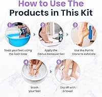 Foot Cure Lavender Foot Soak & Callus Remover Gel Kit — image 9