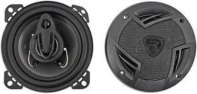Rockville RV4.3A 4″ 3-Way Car Speakers
