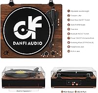 DANFI AUDIO DF TE-3008 Bluetooth Turntable — image 4