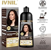 Ivnil Dark Brown Hair Dye Shampoo 3-in-1 — image 5