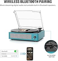 FEKTIK Wireless Bluetooth Turntable — image 3