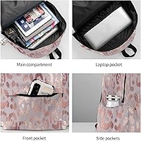 Rose Gold Leopard Skin Tote Backpack — image 4