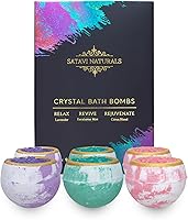 Satavi Naturals Crystal Bath Bombs 6 Pack — image 1