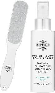 Dermasuri Callus Remover Foot Scrub with Foot Rasp File Review