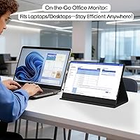 StarXnDa 14″ 2.5K Portable Gaming Monitor 144Hz — image 6