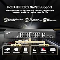 MokerLink POE-G1604GS 20-Port Gigabit PoE Switch — image 3
