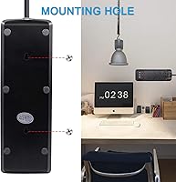 Dorggi 10FT 2 Prong Power Strip with 4 USB Ports — image 6