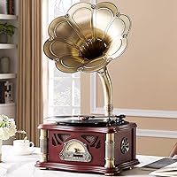 HZLSBL Vintage Gramophone with Bluetooth Output — image 1