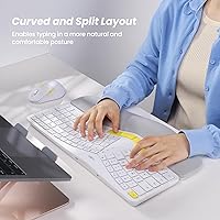 Nulea KM75 Ergonomic Wireless Keyboard and Mouse Combo — image 2