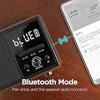 mooas Retro Bluetooth Radio Speaker — image 7