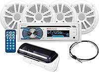 BOSS Audio Systems MCK508WB.64S Marine Boat Bluetooth Stereo & 6.5 Inch Speakers — image 1