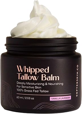 SofterSkin Beef Tallow for Skin Vanilla Lavender 2 oz